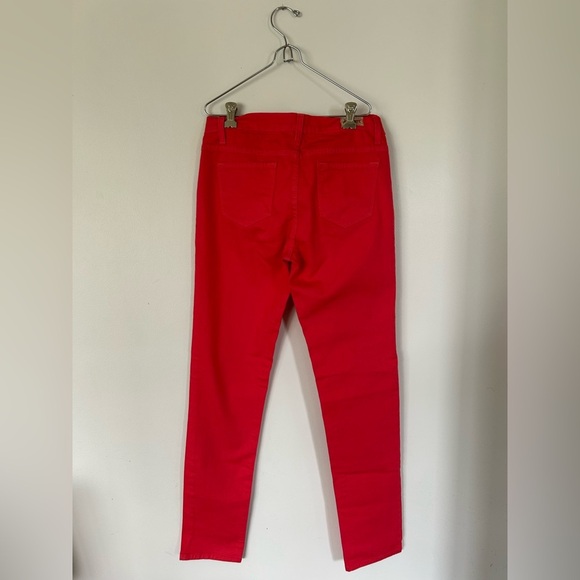 Judy Blue Women’s Straight Leg Red Jeans Size 7 - Picture 7 of 8